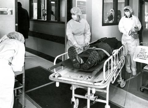 ER disaster drill, 1980