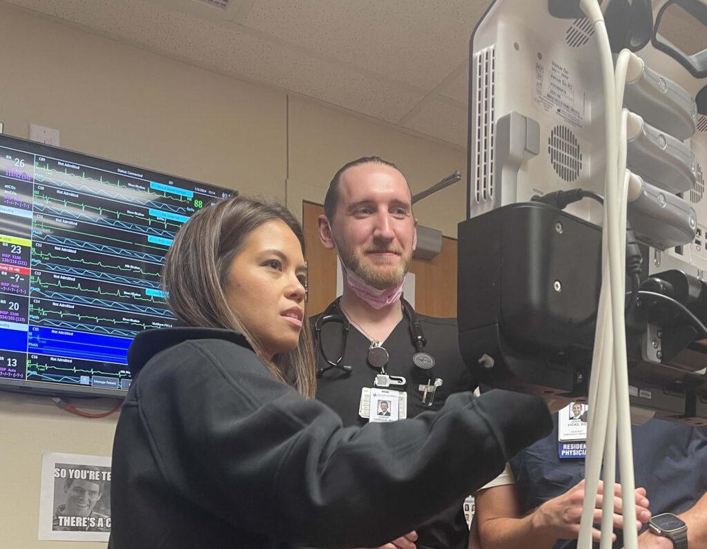 Ultrasound teaching