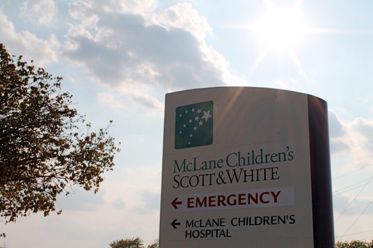 McLane Children's Emergency entrance